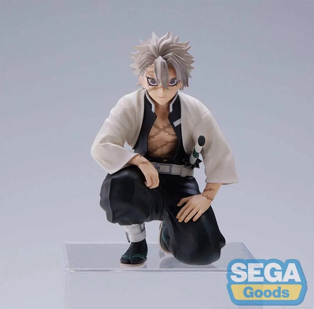 Demon Slayer: Kimetsu no Yaiba PM Perching PVC Statue Sanemi Shinazugawa (Hashira Meeting) 11 cm (re-run) - Smalltinytoystore