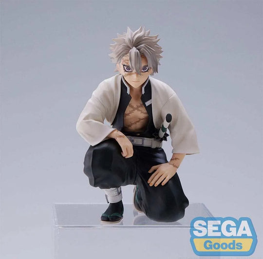 Demon Slayer: Kimetsu no Yaiba PM Perching PVC Statue Sanemi Shinazugawa (Hashira Meeting) 11 cm (re-run) - Smalltinytoystore