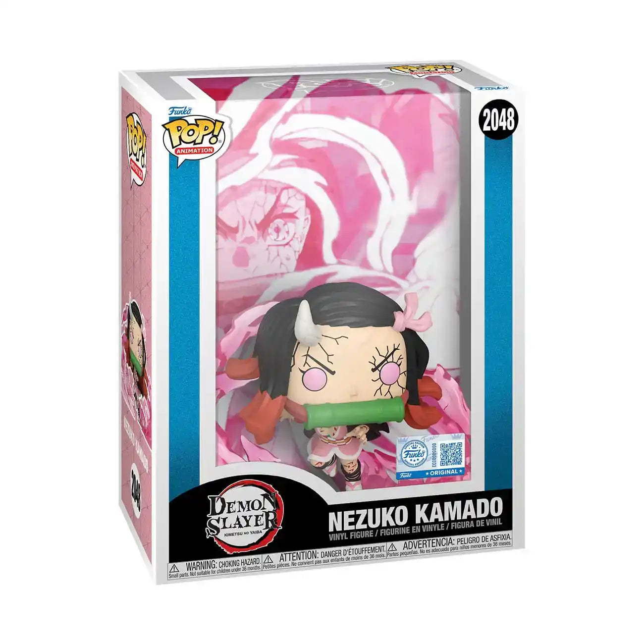 Demon Slayer: Kimetsu no Yaiba POP! Animation Cover Vinyl Figur Nezuko 9 cm - Smalltinytoystore