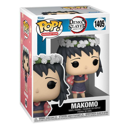 Demon Slayer: Kimetsu no Yaiba POP! Animation Figur Makomo (Flower Headdress) 9 cm - Smalltinytoystore