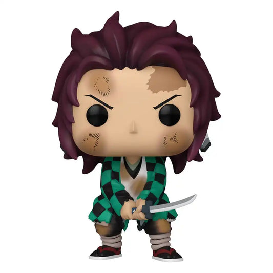 Demon Slayer: Kimetsu no Yaiba POP! Animation Figur Tanjiro (Training) 9 cm - Smalltinytoystore