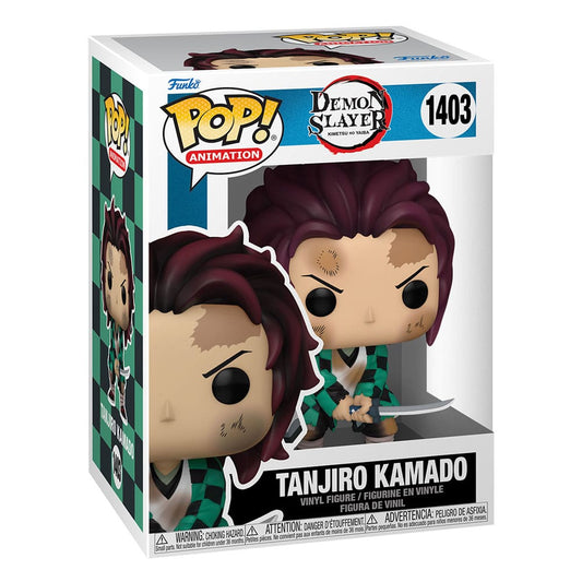 Demon Slayer: Kimetsu no Yaiba POP! Animation Figur Tanjiro (Training) 9 cm - Smalltinytoystore