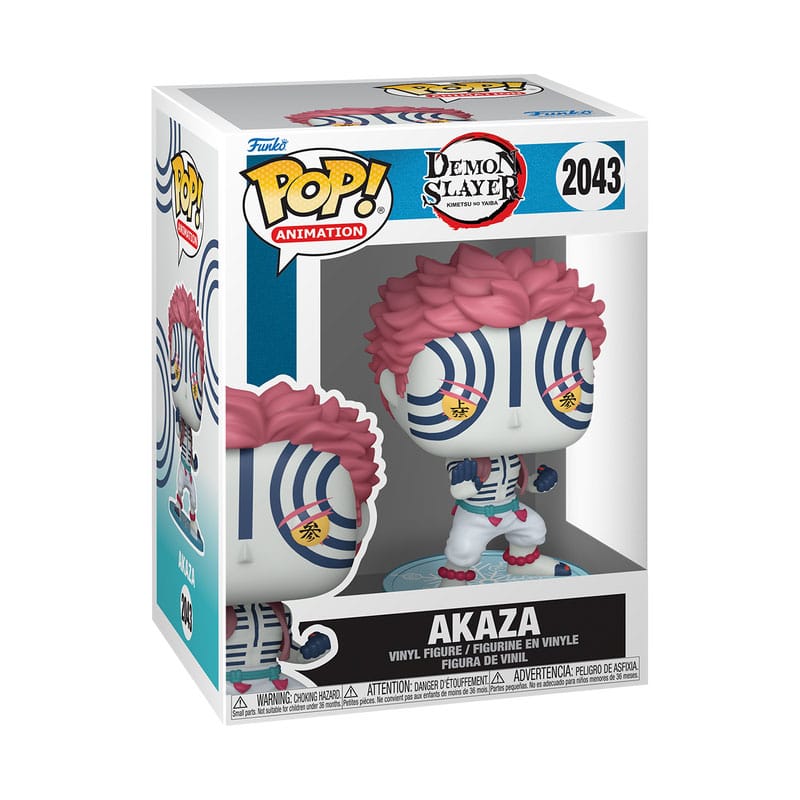 Demon Slayer: Kimetsu no Yaiba POP! Animation Vinyl Figur Akaza 9 cm - Smalltinytoystore