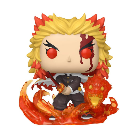 Demon Slayer: Kimetsu no Yaiba POP! Animation Vinyl Figur Kyojuro Rengoku 9th form Exclusive 9 cm - Smalltinytoystore