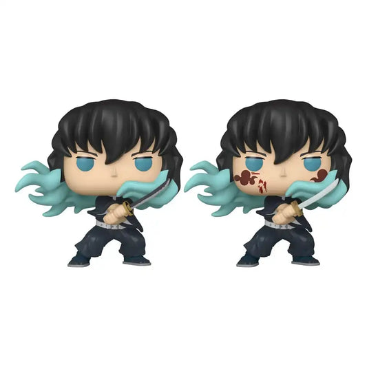 Demon Slayer: Kimetsu no Yaiba POP! Animation Vinyl Figur Muichiro (Attack) w/CH 9 cm Sortiment (6) - Smalltinytoystore