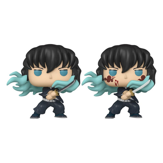 Demon Slayer: Kimetsu no Yaiba POP! Animation Vinyl Figur Muichiro (Attack) w/CH 9 cm Sortiment (6) - Smalltinytoystore