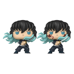 Demon Slayer: Kimetsu no Yaiba POP! Animation Vinyl Figur Muichiro (Attack) w/CH 9 cm Sortiment (6) - Smalltinytoystore
