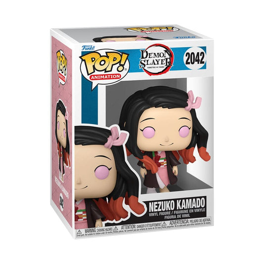 Demon Slayer: Kimetsu no Yaiba POP! Animation Vinyl Figur Nezuko (Human) 9 cm - Smalltinytoystore