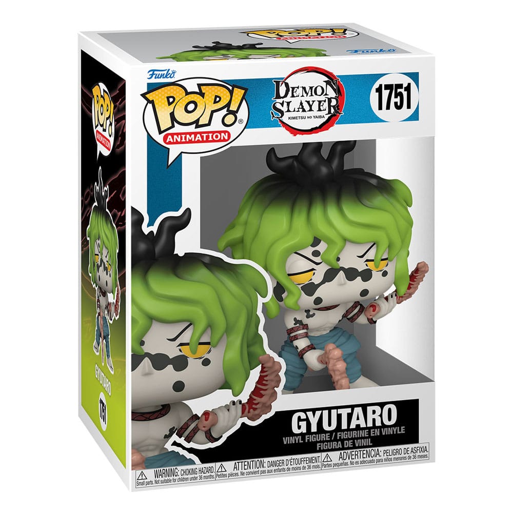 Demon Slayer: Kimetsu no Yaiba POP! Animation Vinyl Figuren Gyutaro 9 cm - Smalltinytoystore