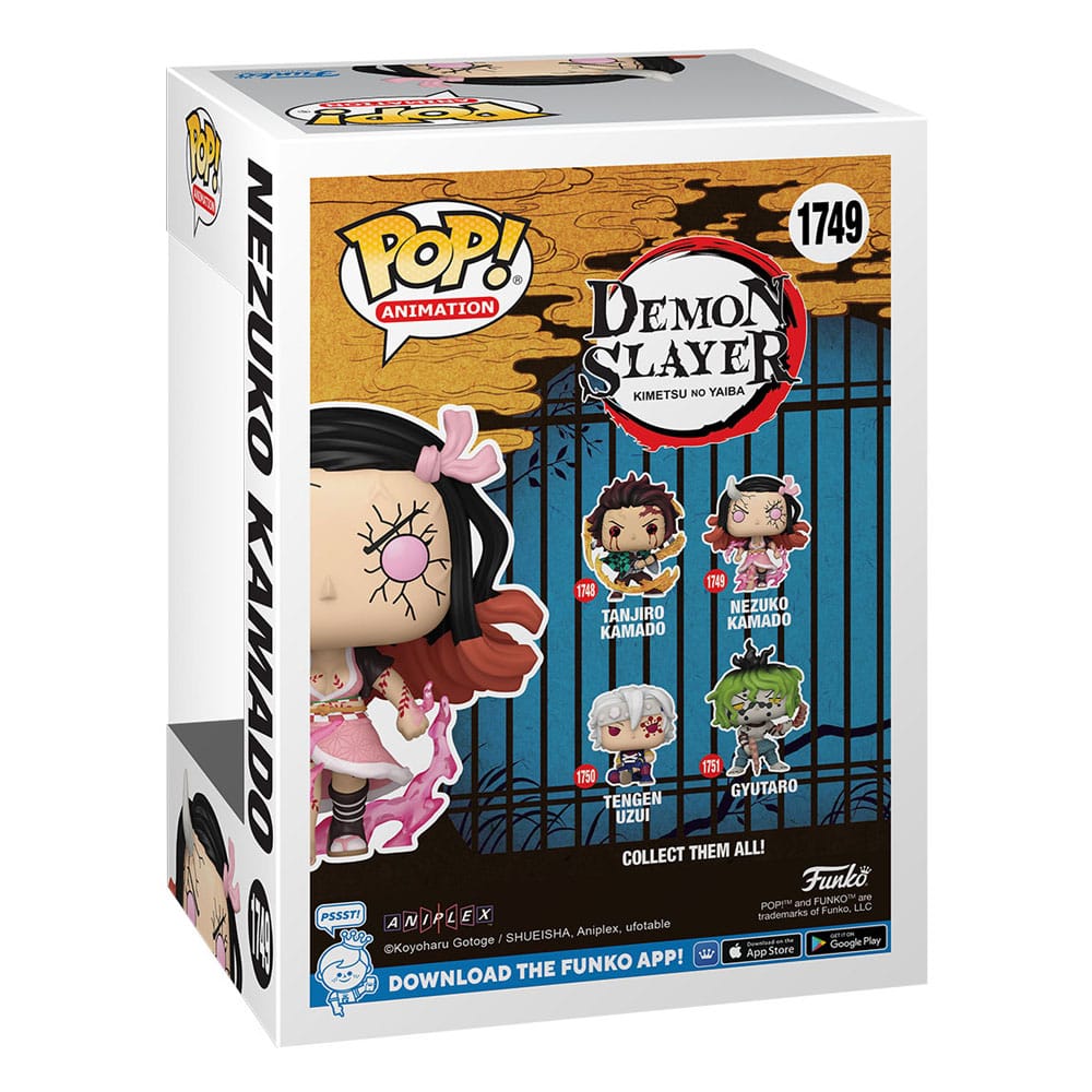 Demon Slayer: Kimetsu no Yaiba POP! Animation Vinyl Figuren Nezuko(Demon Form) 9 cm - Smalltinytoystore