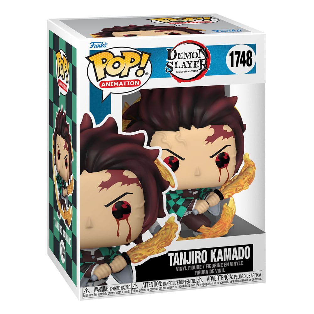 Demon Slayer: Kimetsu no Yaiba POP! Animation Vinyl Figuren Tanjiro(Sun Breathing) 9 cm - Smalltinytoystore