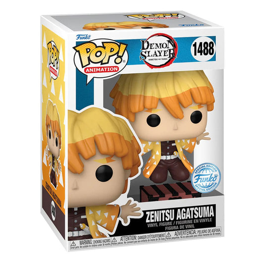 Demon Slayer: Kimetsu no Yaiba POP! Animation Vinyl Zenitsu Agatsuma Special Edition 9 cm - Smalltinytoystore