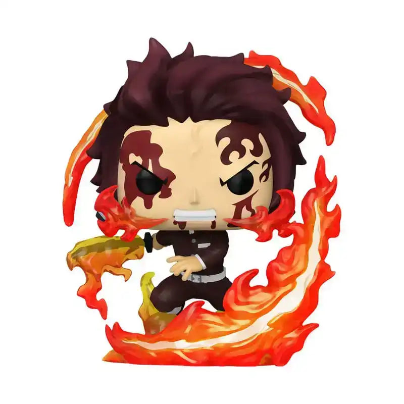 Demon Slayer: Kimetsu no Yaiba POP! Plus Vinyl Figur Tanjiro(Dancing Flash) 9 cm - Smalltinytoystore