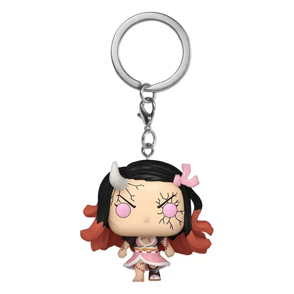 Demon Slayer: Kimetsu no Yaiba POP! Vinyl Schlüsselanhänger 4 cm Nezuko(Demon Form) Display (12) - Smalltinytoystore