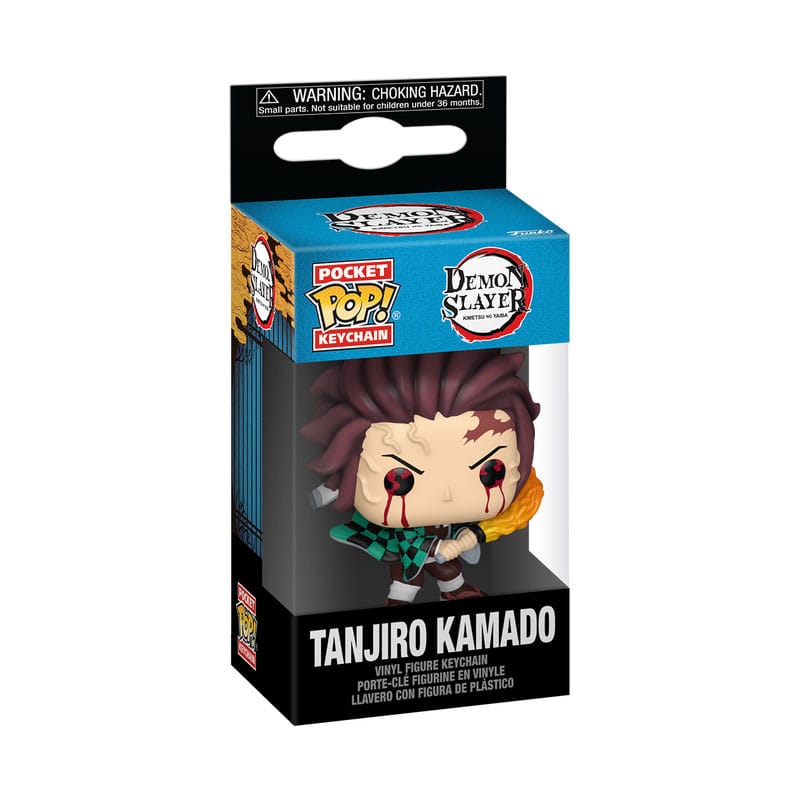 Demon Slayer: Kimetsu no Yaiba POP! Vinyl Schlüsselanhänger 4 cm Tanjiro (Sun Breathing) (12) - Smalltinytoystore