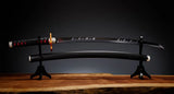 Demon Slayer: Kimetsu no Yaiba Proplica Replik 1/1 Nichirin Schwert (Tanjiro Kamado) Kyojuro Rengoku´s Sword Gueard Ver. 88 cm - Smalltinytoystore
