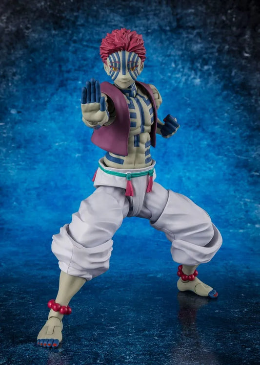 Demon Slayer: Kimetsu no Yaiba S.H.Figuarts Actionfigur Akaza 15 cm - Smalltinytoystore