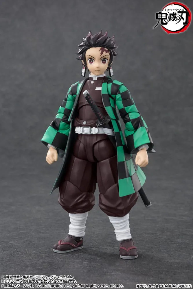 Demon Slayer: Kimetsu no Yaiba S.H. Figuarts Actionfigur Tanjiro Kamado 14 cm - Smalltinytoystore