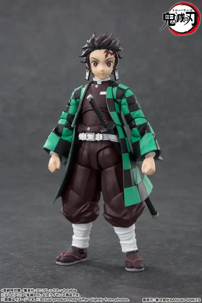 Demon Slayer: Kimetsu no Yaiba S.H. Figuarts Actionfigur Tanjiro Kamado 14 cm - Smalltinytoystore