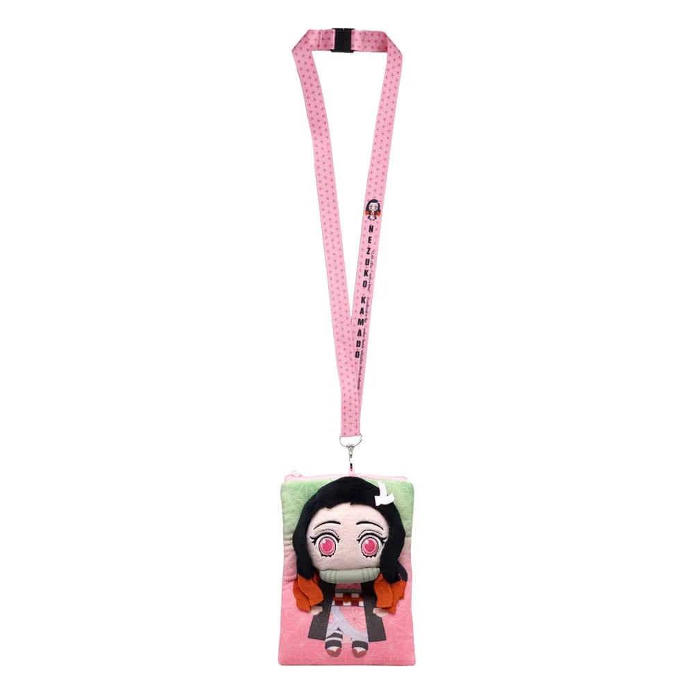Demon Slayer: Kimetsu no Yaiba Schlüsselband Nezuko Deluxe mit Kartenhaltertasche - Smalltinytoystore