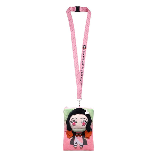 Demon Slayer: Kimetsu no Yaiba Schlüsselband Nezuko Deluxe mit Kartenhaltertasche - Smalltinytoystore