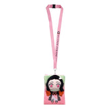Demon Slayer: Kimetsu no Yaiba Schlüsselband Nezuko Deluxe mit Kartenhaltertasche - Smalltinytoystore