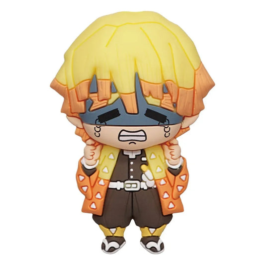 Demon Slayer: Kimetsu no Yaiba Soft Touch Magnet Zenitsu Agatsuma Crying - Smalltinytoystore