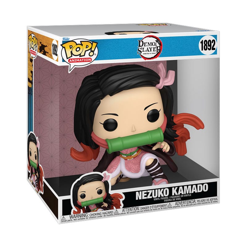 Demon Slayer: Kimetsu no Yaiba Super Sized Jumbo POP! Vinyl Figur Nezuko 25 cm - Smalltinytoystore