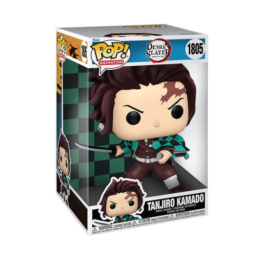 Demon Slayer: Kimetsu no Yaiba Super Sized Jumbo POP! Vinyl Figur Tanjiro 25 cm - Smalltinytoystore