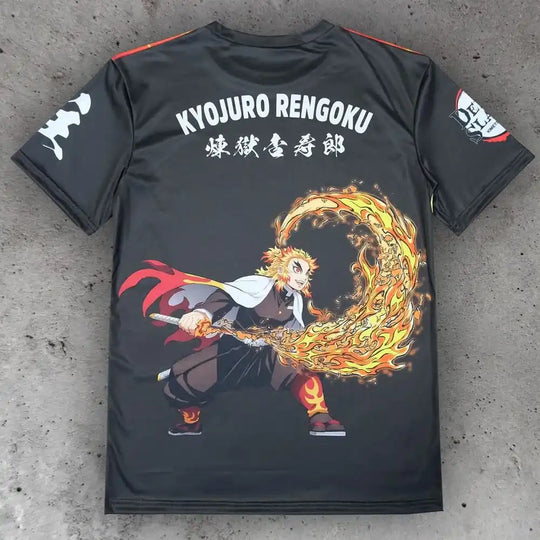 Demon Slayer: Kimetsu no Yaiba T-Shirt Kyojuro Rengoku Größe M - Smalltinytoystore