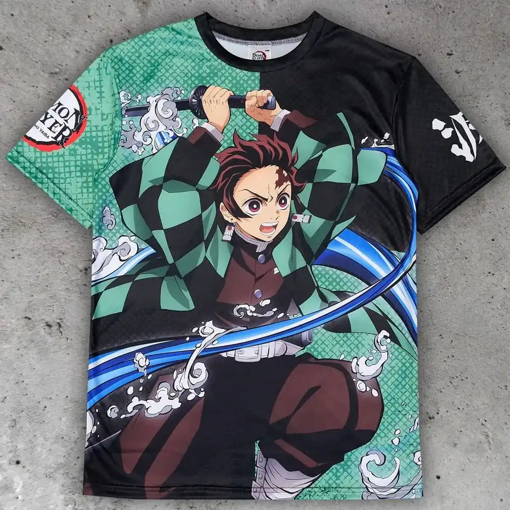 Demon Slayer: Kimetsu no Yaiba T-Shirt Tanjiro Kamado Größe XL - Smalltinytoystore