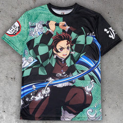 Demon Slayer: Kimetsu no Yaiba T-Shirt Tanjiro Kamado Größe XL - Smalltinytoystore