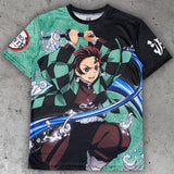 Demon Slayer: Kimetsu no Yaiba T-Shirt Tanjiro Kamado Größe XL - Smalltinytoystore
