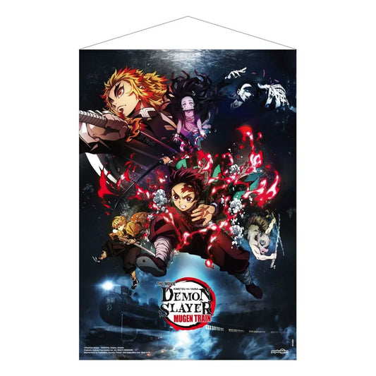 Demon Slayer: Kimetsu no Yaiba Wandrolle Mugen Train Key Visual 50 x 70 cm - Smalltinytoystore