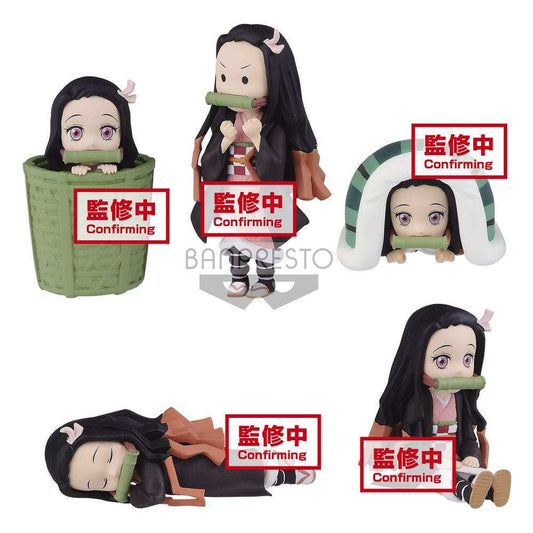 Demon Slayer Kimetsu no Yaiba WCF ChiBi Minifiguren 7 cm Sortiment Nezuko Kamado II (12) - Smalltinytoystore