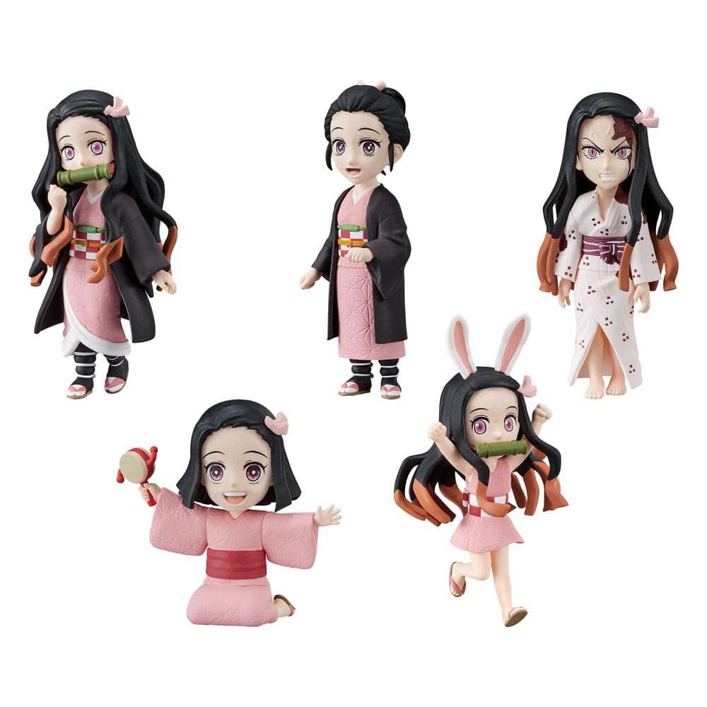 Demon Slayer: Kimetsu no Yaiba WCF Minifiguren 7 cm Nezuko Kamado Collection III Display (12) - Smalltinytoystore