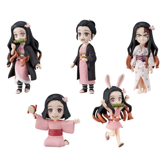 Demon Slayer: Kimetsu no Yaiba WCF Minifiguren 7 cm Nezuko Kamado Collection III Display (12) - Smalltinytoystore
