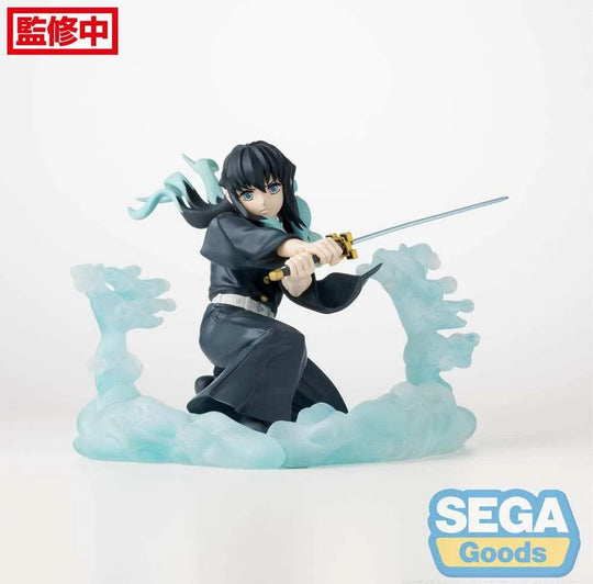 Demon Slayer: Kimetsu no Yaiba Xross Link Anime PVC Statue Muichiro Tokito Hashira Training Arc 11 cm - Smalltinytoystore
