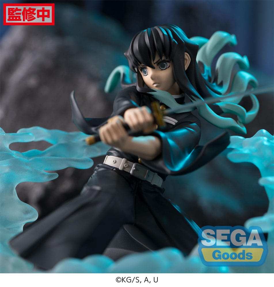 Demon Slayer: Kimetsu no Yaiba Xross Link Anime PVC Statue Muichiro Tokito Hashira Training Arc 11 cm - Smalltinytoystore