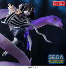 Demon Slayer: Kimetsu no Yaiba Xross Link Anime PVC Statue Obanai Iguro Hashira Training Arc 14 cm - Smalltinytoystore
