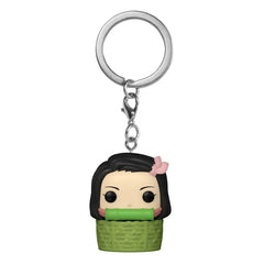 Demon Slayer Pocket POP! Vinyl Schlüsselanhänger 4 cm Nezuko'n BSKT Display (12) - Smalltinytoystore