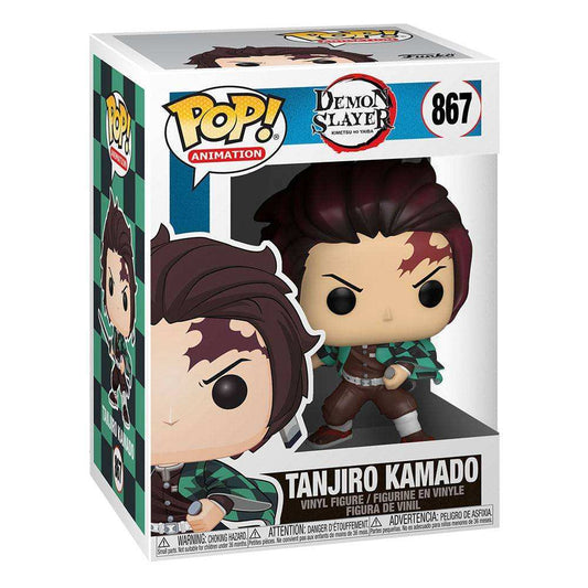 Demon Slayer POP! Animation Vinyl Figur Tanjiro Kamado 9 cm - Smalltinytoystore