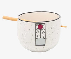 Demon Slayer Ramen-Schüssel mit Stäbchen Logo 414 ml - Smalltinytoystore
