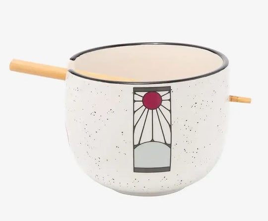 Demon Slayer Ramen-Schüssel mit Stäbchen Logo 414 ml - Smalltinytoystore