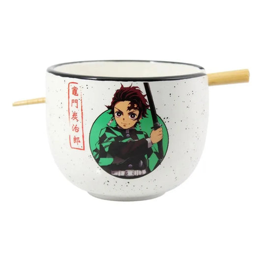 Demon Slayer Ramen-Schüssel mit Stäbchen Tanjiro 414 ml - Smalltinytoystore
