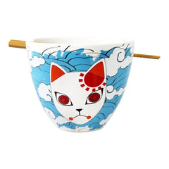 Demon Slayer Ramen-Schüssel mit Stäbchen Tanjiro Mask 473 ml - Smalltinytoystore