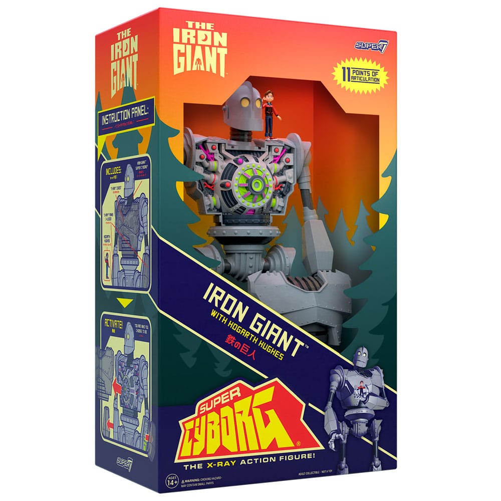 Der Gigant aus dem All Super Cyborg Actionfigur Iron Giant (Full Color) 28 cm - Smalltinytoystore
