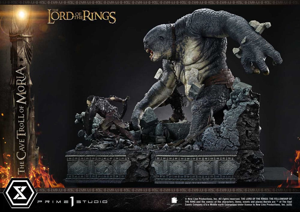 Der Herr der Ring Premium Masterline Series Statue 1/6 Cave Troll of Moria 91 cm - Smalltinytoystore