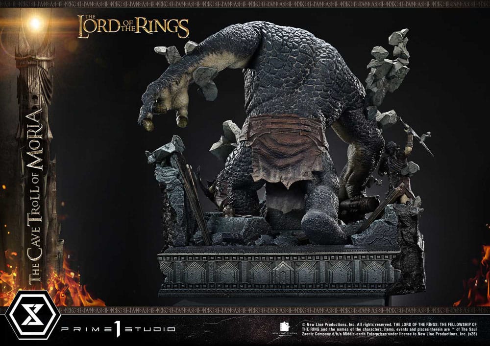 Der Herr der Ring Premium Masterline Series Statue 1/6 Cave Troll of Moria 91 cm - Smalltinytoystore