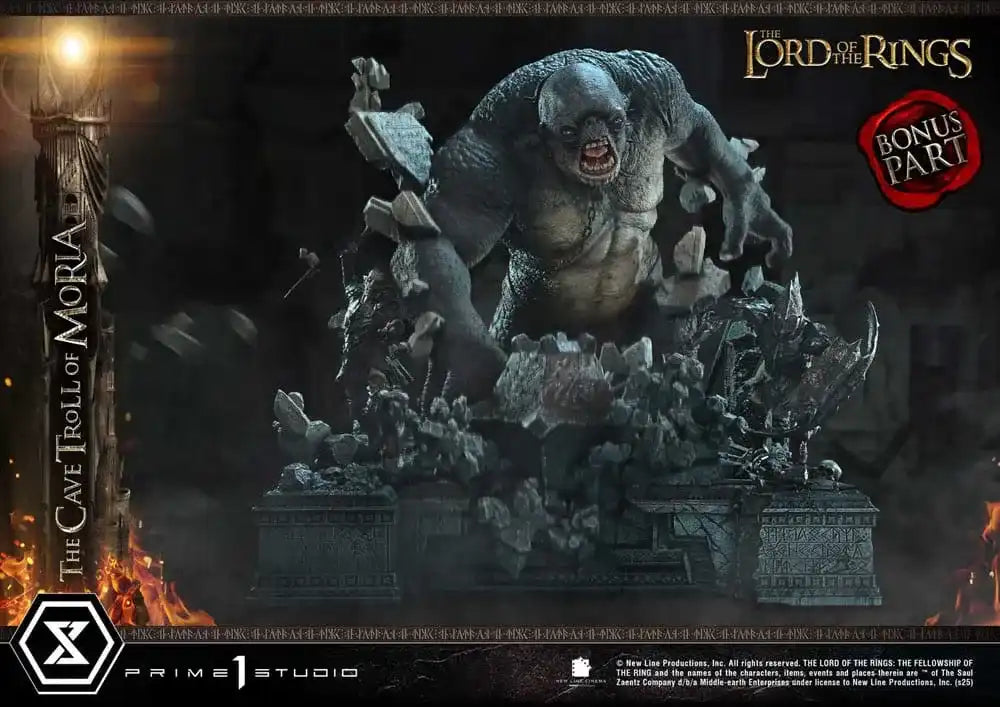 Der Herr der Ring Premium Masterline Series Statue 1/6 Cave Troll of Moria Bonus Version 91 cm - Smalltinytoystore